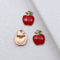 Gold Tone Enamel Fruit Charms in Eight Colorful Designs view 3
