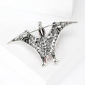 Colorful Flying Pterosaur Brooch with Wide Enamel Wings view 4