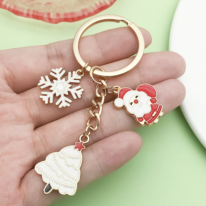Christmas Charm Keychains Featuring Red Christmas Across 81 Pictured Variations
