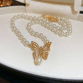 Multi Strand Pearl Necklaces White Gold Champagne Three Styles view 6
