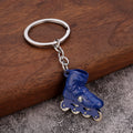3D Roller Skate Zinc Alloy Keychain Car Bag Charm