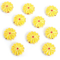 Twelve Petal Enamel Flower Beads in Thirteen Color Patterns view 11