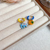 Yellow Blue Hoops