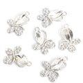 Marquise Crystal Butterfly Charms in Ten Colors and Two Metal Tones view 6