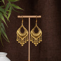 Fifty-Eight Gold Tone Ethnic Fringe and Tassel Earrings view 5