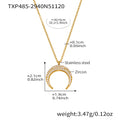 Crystal Crescent Necklace and Starburst Earring Collection view 7