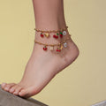 Enamel Cherry Chili Charm Necklaces Bracelets Rings Stainless view 4
