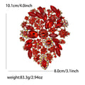 Oversized Crystal Cluster Brooch In Eight Rich Colorways view 7