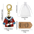 Red Blue Graduation Gown Diploma Enamel Lobster Clasp view 2