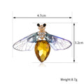 Gold Tone Silver Tone Bee Three Designs Metal Brooch Pin view 3