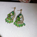 Ornate Teardrop Crystal Earrings in Three Colors for Everyday Styling view 7