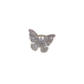 Seven Mixed Butterfly Crystal Rings And Left Or Right Ear Clips view 5