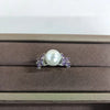 Purple Pearl Ring