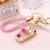 Pink-Braided White-Convertible