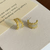 Gold Crystal Crescents