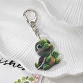 Acrylic Animal Print Keychains Lobster Clasp 9 Cute Styles view 9
