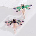 Dragonfly Crystal Two Designs Metal Brooch Pin for Jackets and Lapels view 5