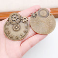 Yellow Clock Gear Metal Charms with 24 Listed Options view 8