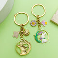Easter Bunny Charm Keychains Featuring Multicolor Easter Bunny Across 19 Variations view 3