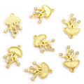 Crystal Jellyfish and Umbrella Charm Collection for Jewelry Making view 8