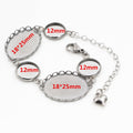 Multi Tray Stainless Steel Bracelet Settings in Two Layouts view 3