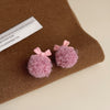 Pink Bow Pom