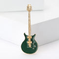 Gold Tone Enamel Electric Guitar Brooch Four Color Options view 2