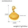 Gold Shell Charm