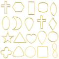 Black Cross and Heart Metal Charms with 24 Listed Options view 9