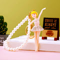 Pearl Strand Ballet Dancer Keychains in Purple White and Assorted Colors view 3