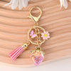 Pink Butterfly Tassel