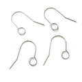 Slim Fishhook Earring Wires with Open Round Attachment Loops view 4