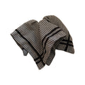 Black White Gingham Oversized Square Scarf Bow Ponytail Hair Tie view 5