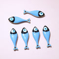 Colorful Enamel Fish Charms in Eleven Assorted Options view 12