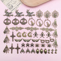 Metallic Halloween Theme and Skull Metal Charms with 18 Listed Options view 6