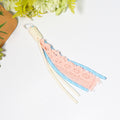 Lace Cord Tassel Keychain Multicolor Ribbon Fabric Charm view 4
