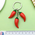 Red Chili Pepper Keychain and Single Pendant Charm, 2 Styles view 2