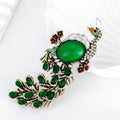 Phoenix Metal Brooch Pin for Jackets and Lapels Pictured Design view 5