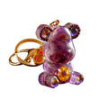 Transparent Crystal Fortune Bear Keychains in Seven Colors plus Assorted view 5