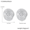 Steel Flower Studs
