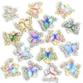 Polished Gold Silver Butterfly Alloy Beads in 16 Styles view 5