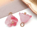 Ten-Color Translucent Lily of the Valley Glass Charm Collection view 10