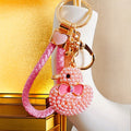Pearl Duck Keychains in Five Colors with Four Braided Loop Options view 7