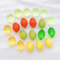 Lemon Shaped Acrylic Charms in Solid and Transparent Colors view 4