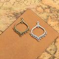 Open Frame Chandelier Metal Connector Components for Jewelry Making view 2