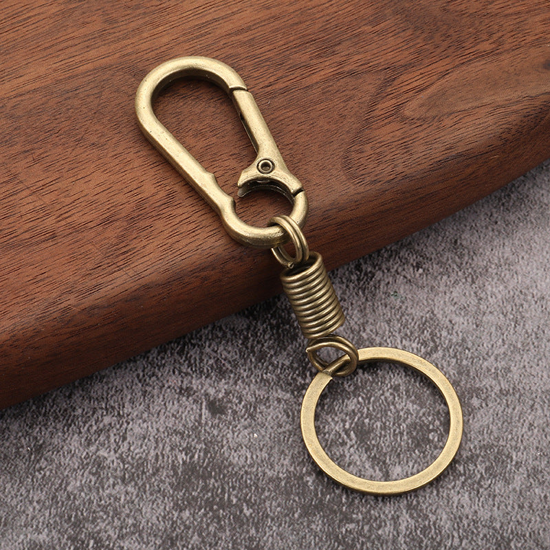 Spring Metal Car Keychain Waist Clip Gift Accessory
