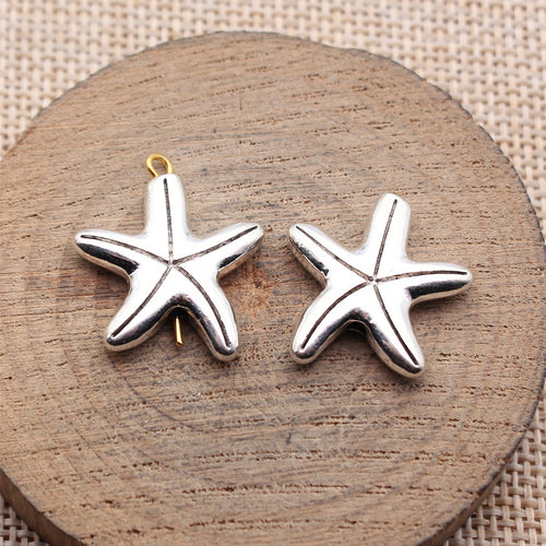 Angled display of the starfish bead