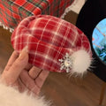 Plaid Hat Bow And Rhinestone Hair Accessory Assortment view 2