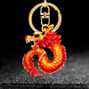 Gold Coiled-Dragon