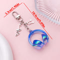 Headphone Charm Keychains Featuring Pink Headphone Across 25 Pictured Variations view 9